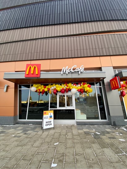 McDonalds walk up window in Calgary Alberta