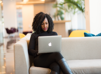 Woman on laptop