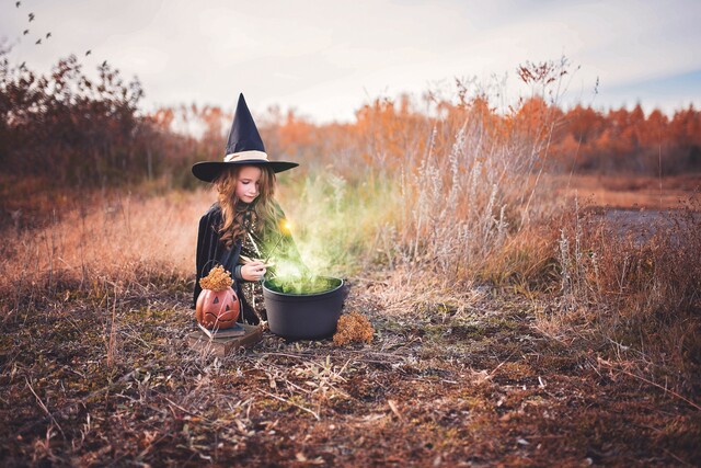 Kid in Halloween Costume